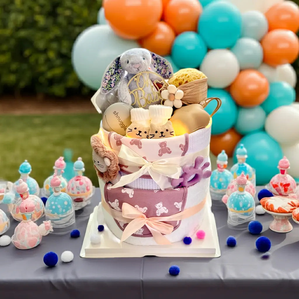 Luxury diaper cake no.001 Bear Bear Che
