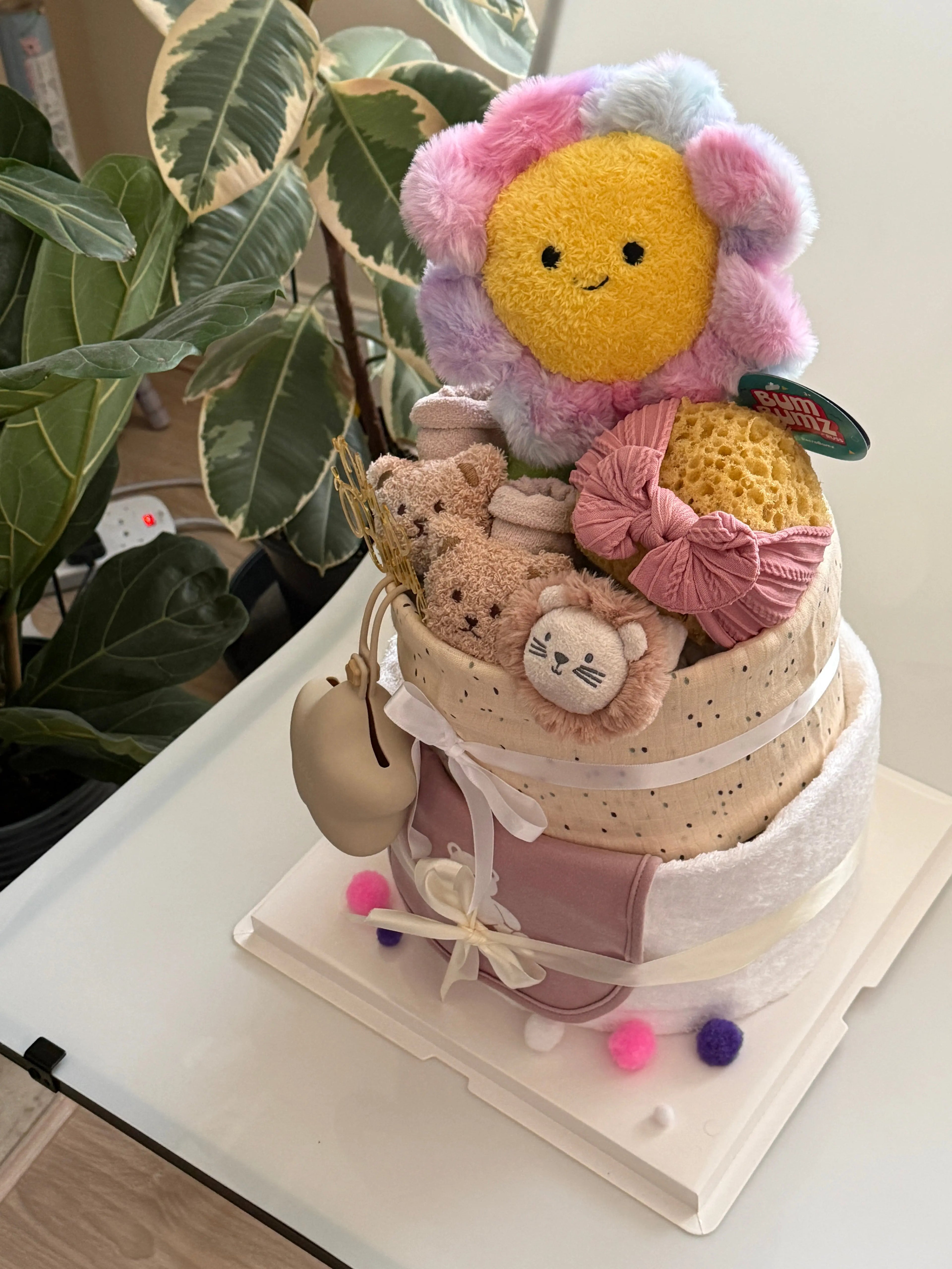 Premium diaper cake no. 001 Bear Bear Che