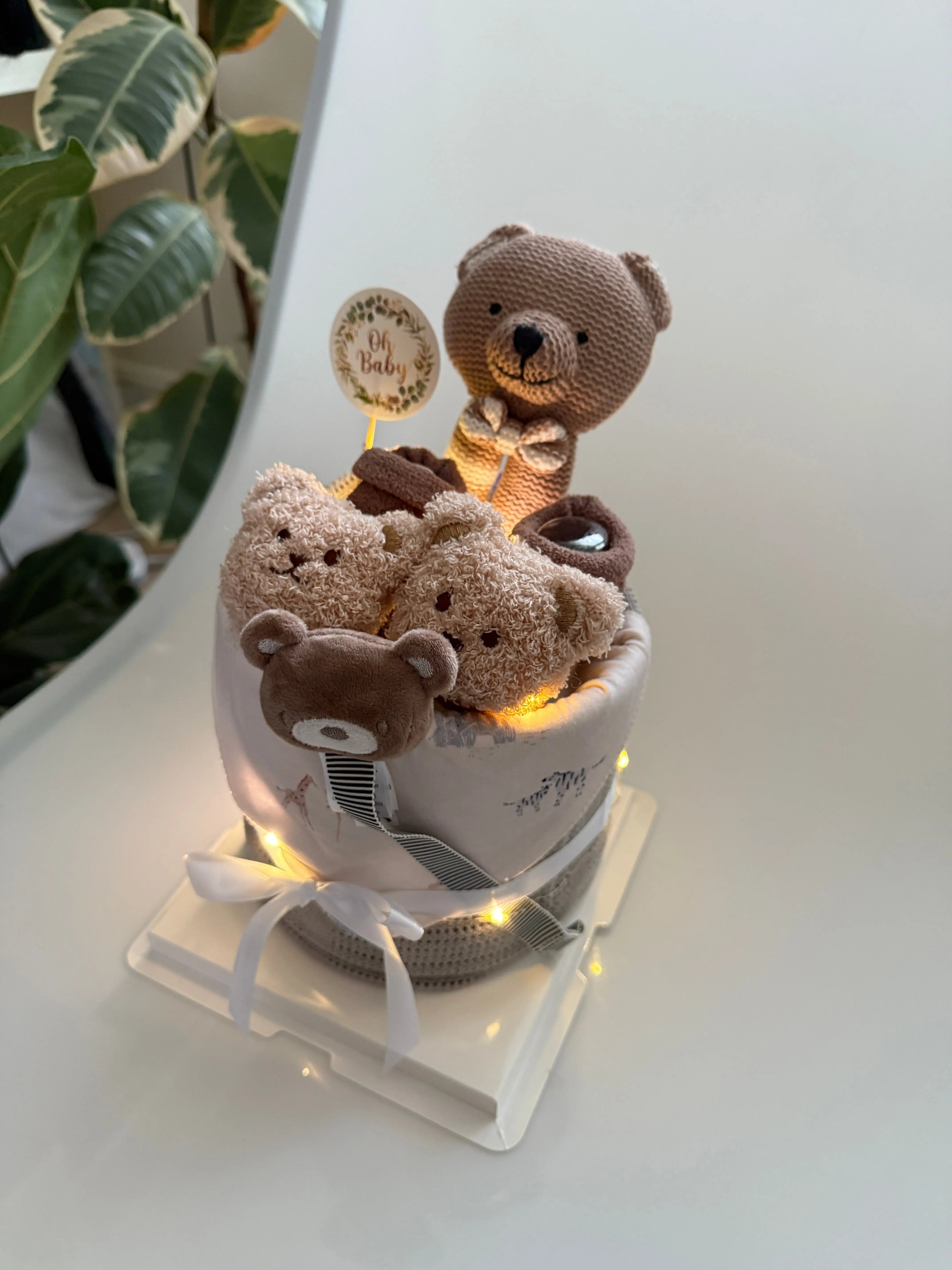 Standard diaper cake no. 002 - Bear Bear Che