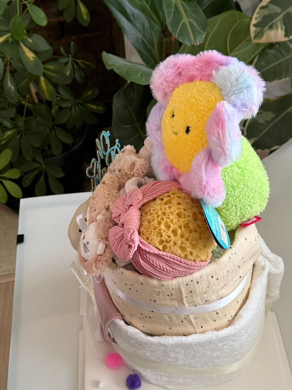 Premium diaper cake no. 001 Bear Bear Che