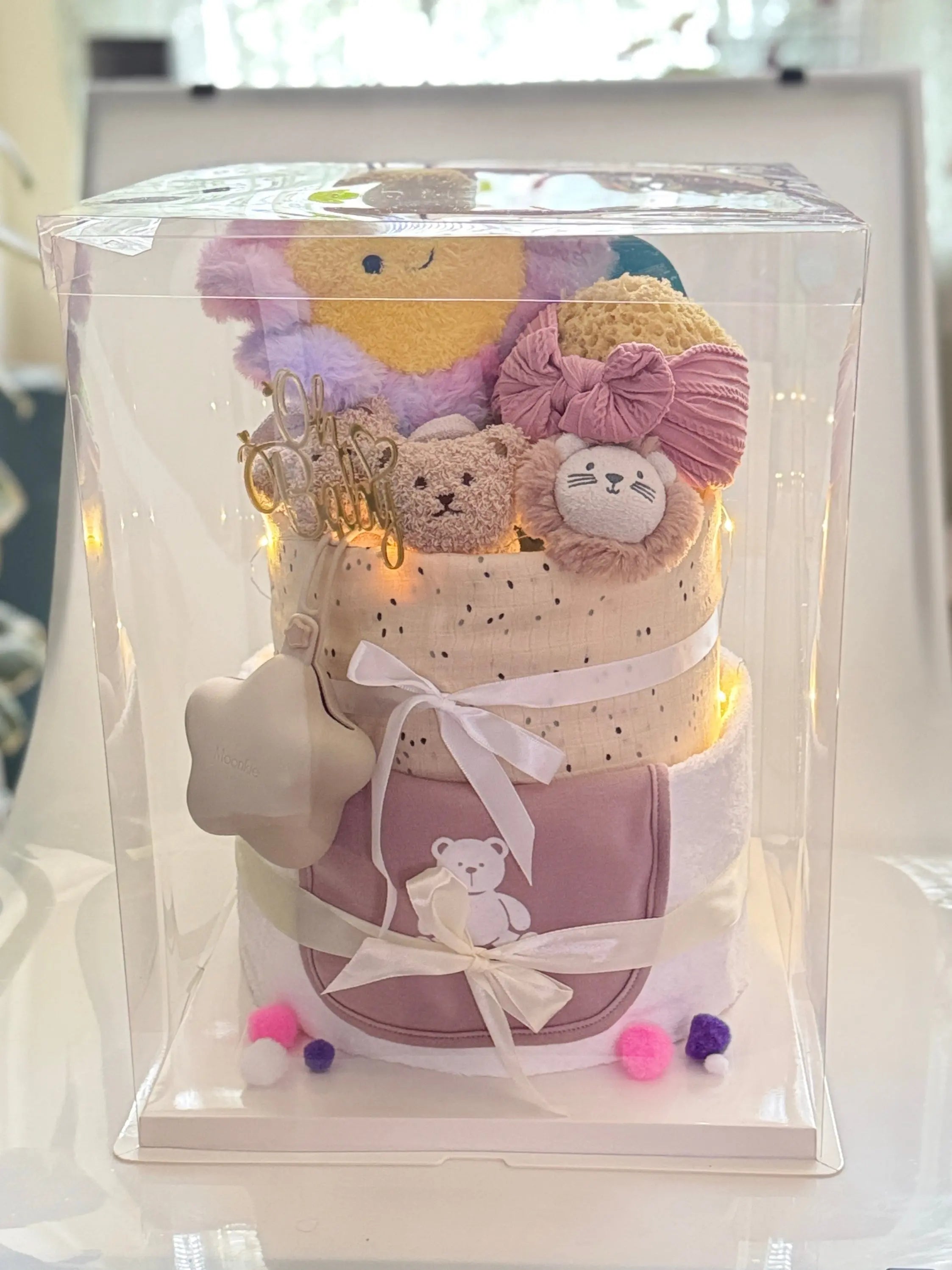 Premium diaper cake no. 001 Bear Bear Che