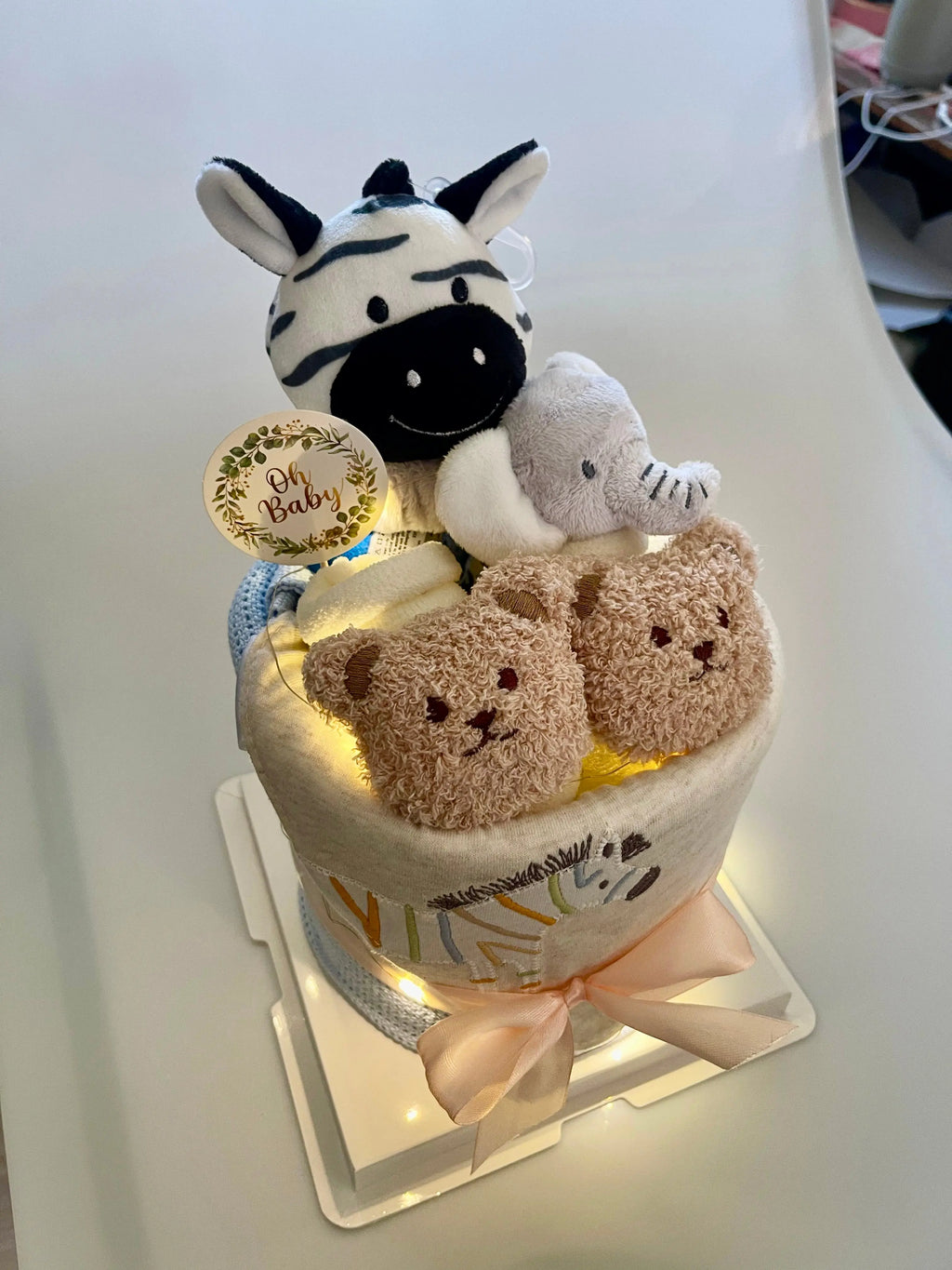 Standard diaper cake no.003 - Bear Bear Che