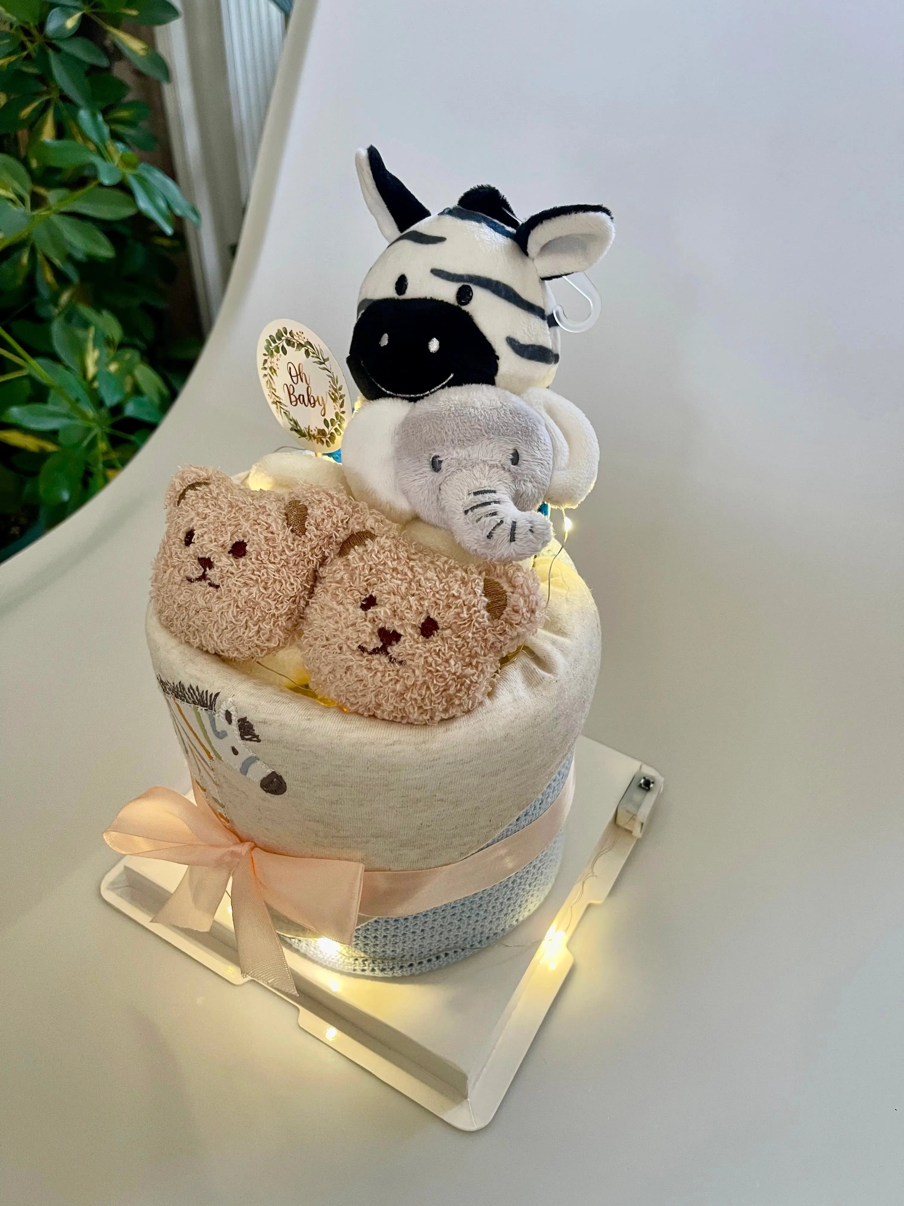 Standard diaper cake no.003 - Bear Bear Che