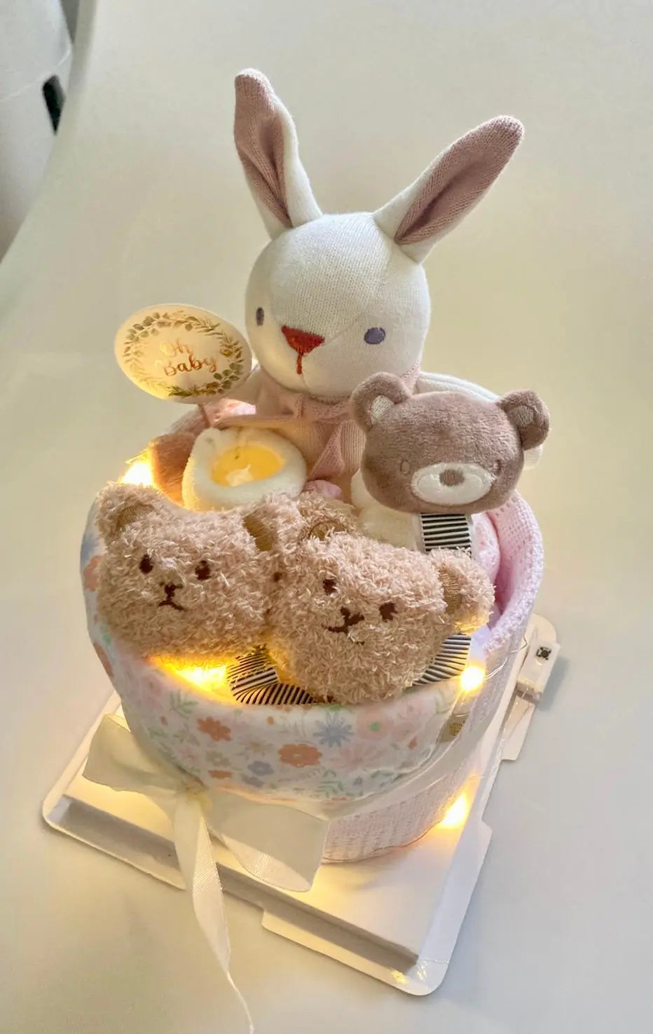 Standard diaper cake no.004 - Bear Bear Che