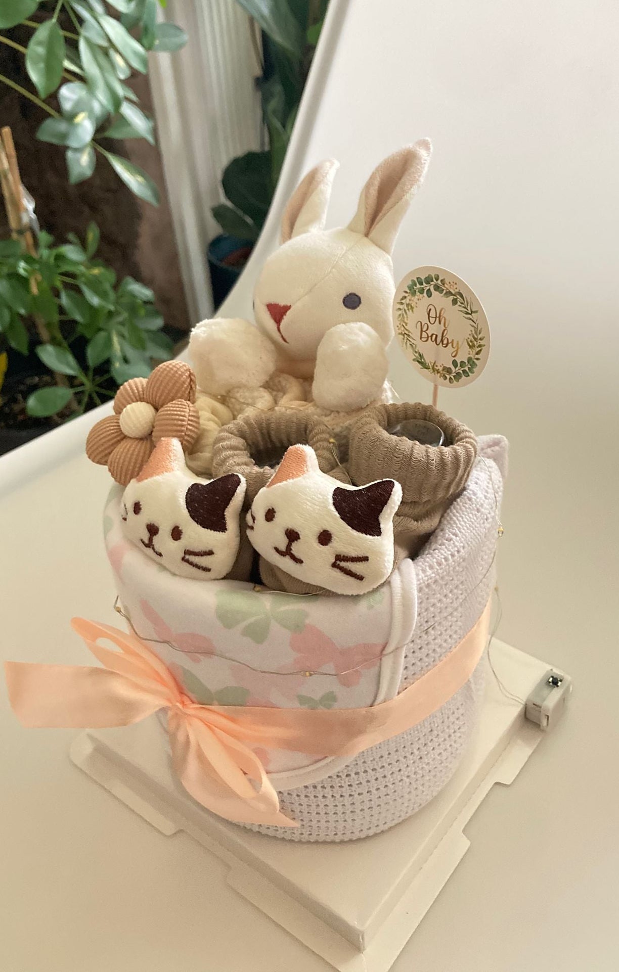 Standard diaper cake no.005 - Bear Bear Che