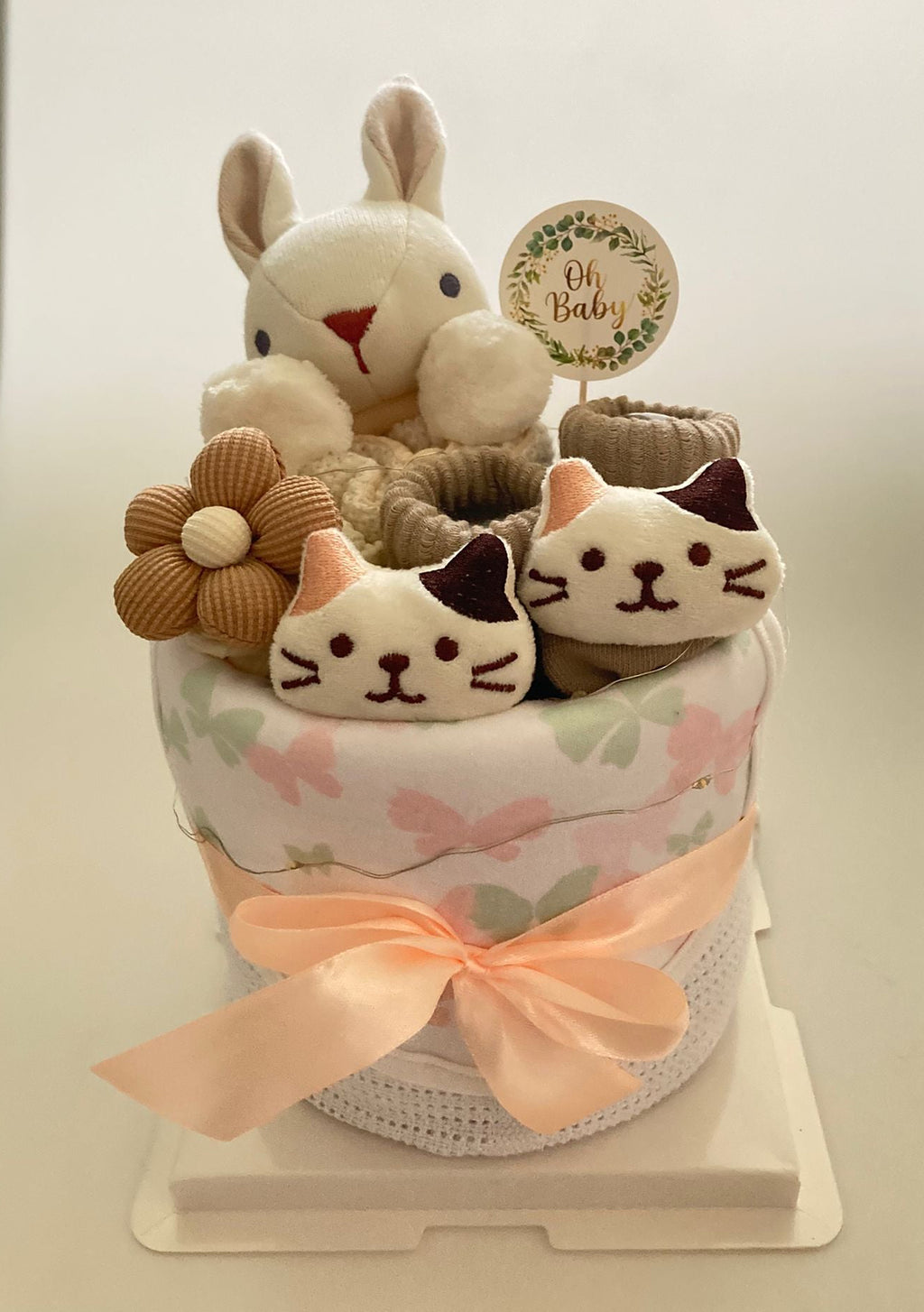 Standard diaper cake no.005 - Bear Bear Che
