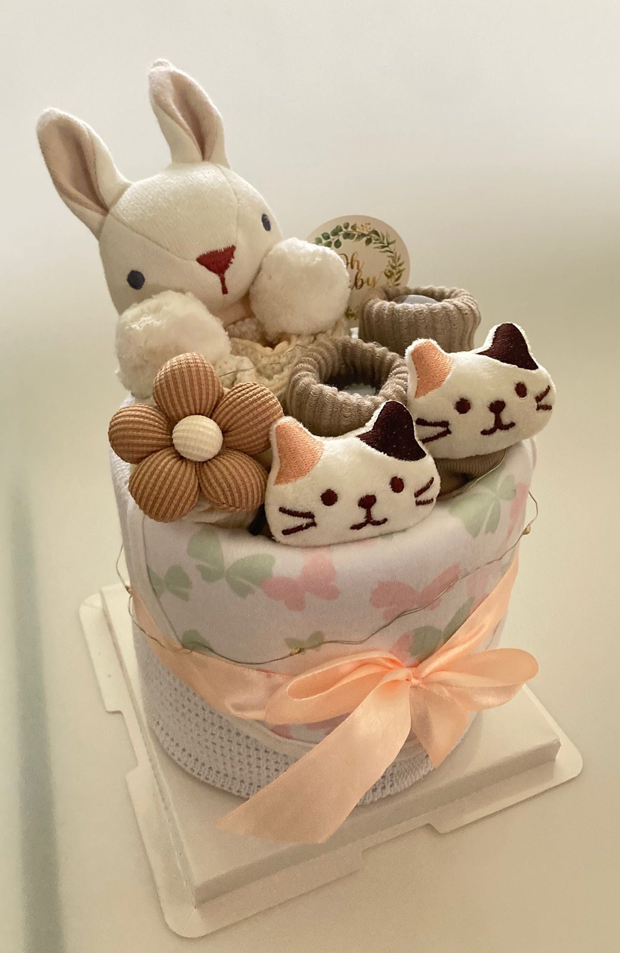 Standard diaper cake no.005 - Bear Bear Che