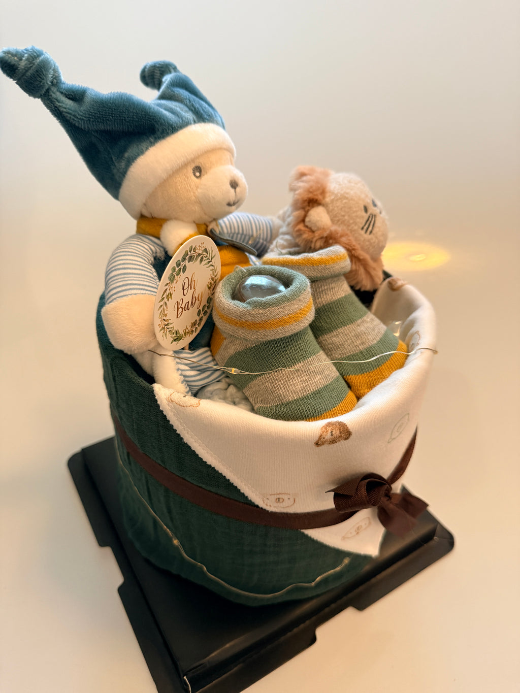 Standard Nappy Cake No.018 Bear Bear Che