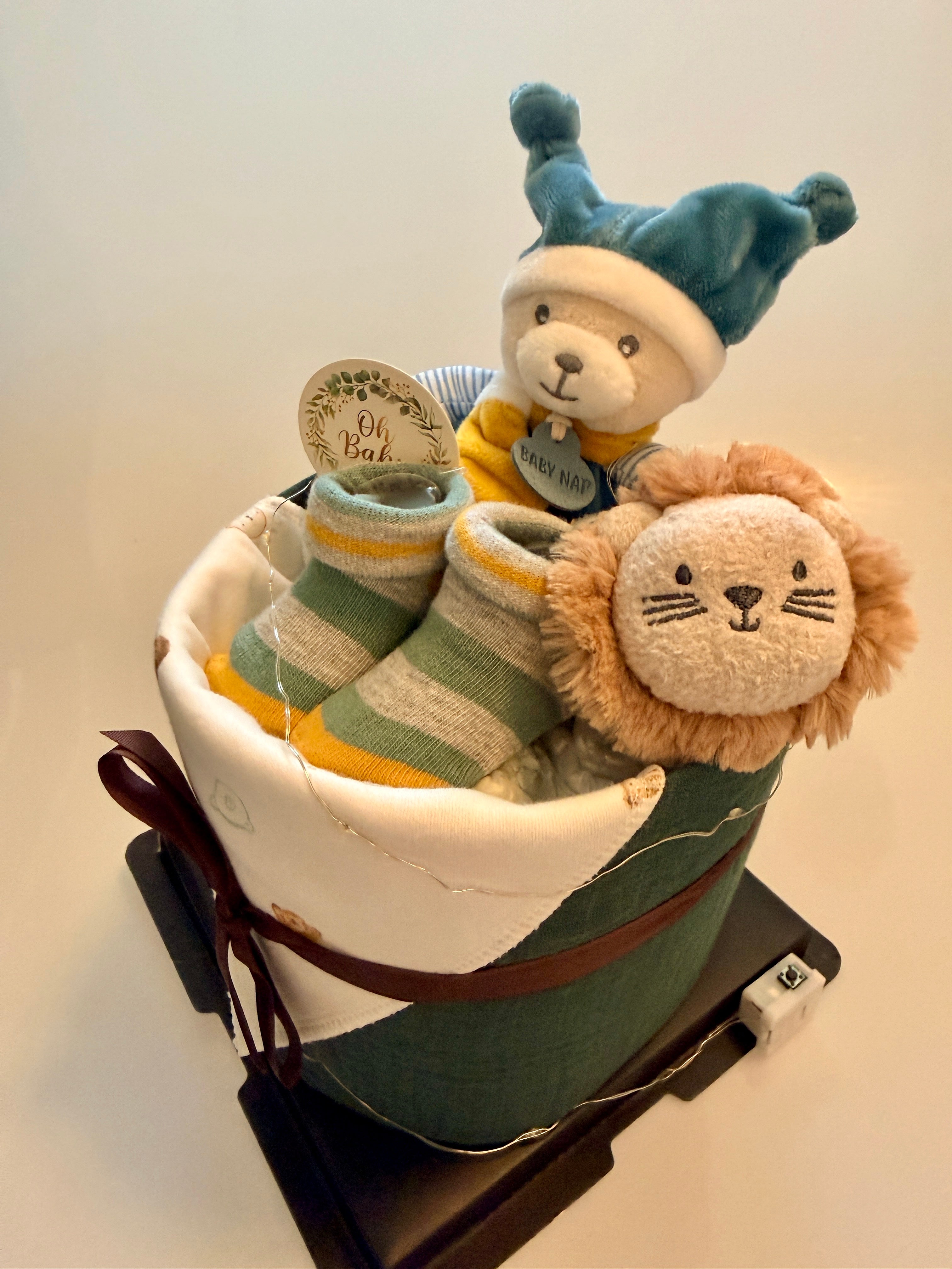 Standard Nappy Cake No.018 Bear Bear Che