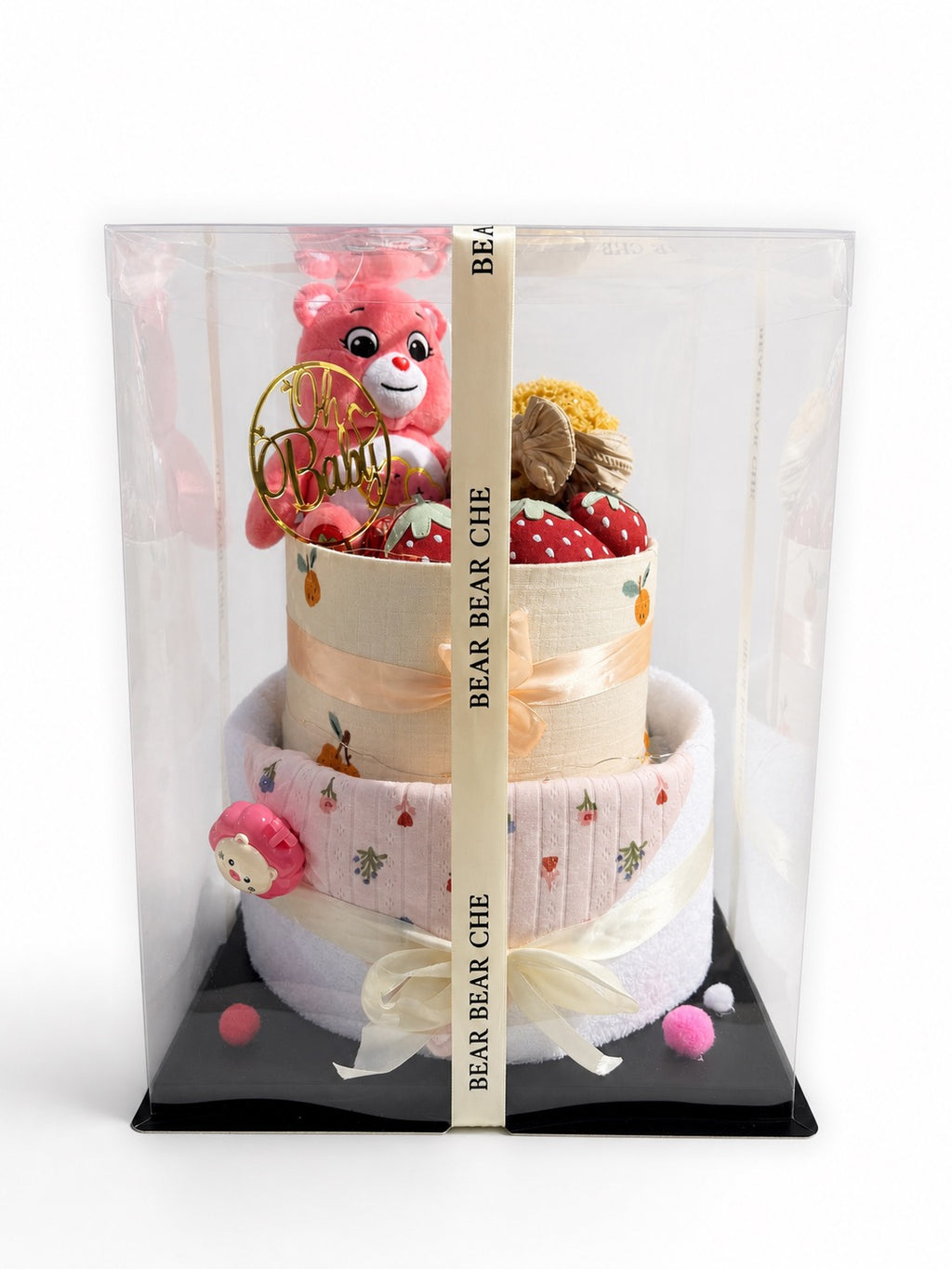 Premium Nappy Cake No.005 Bear Bear Che