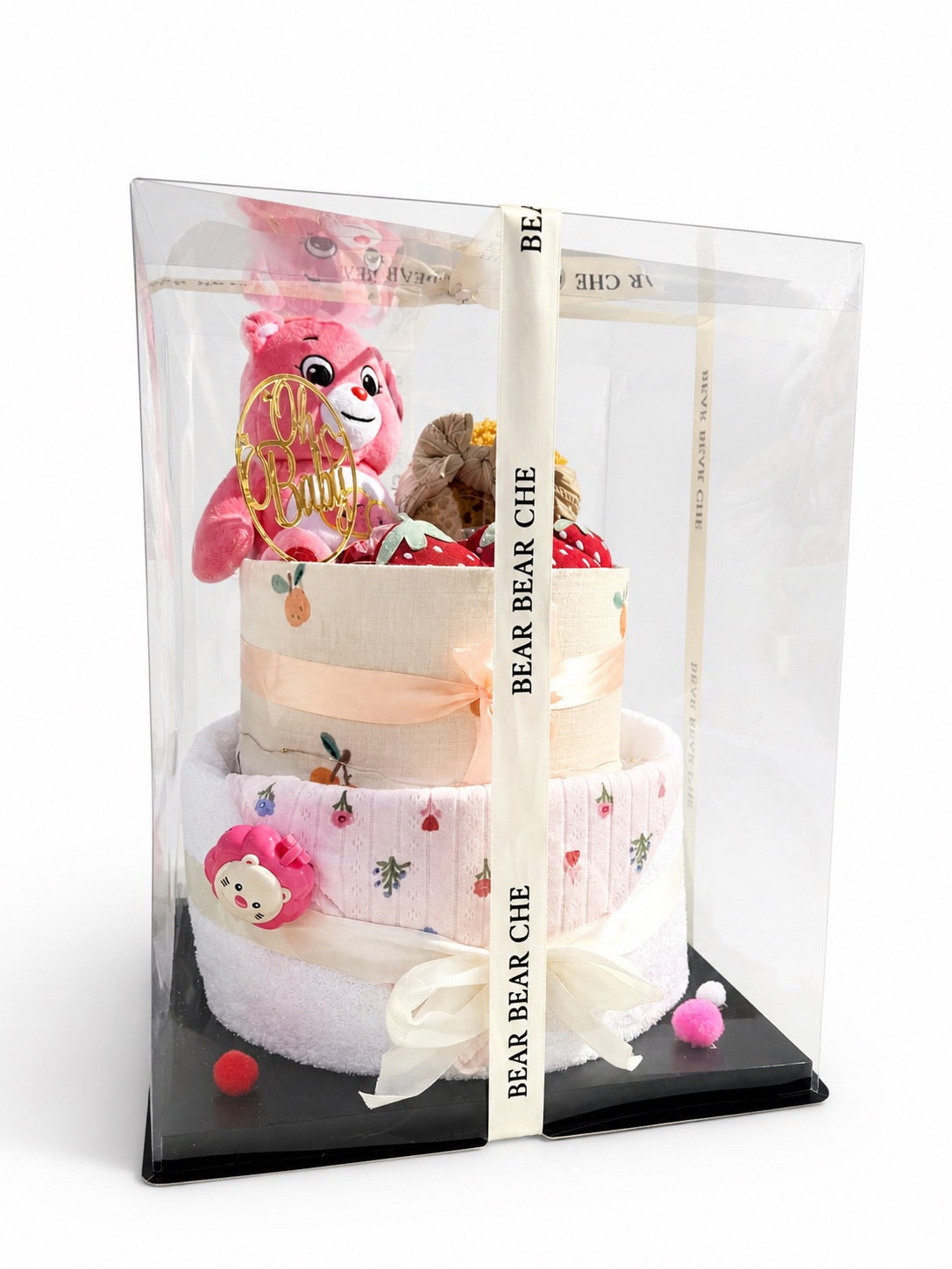 Premium Nappy Cake No.005 Bear Bear Che