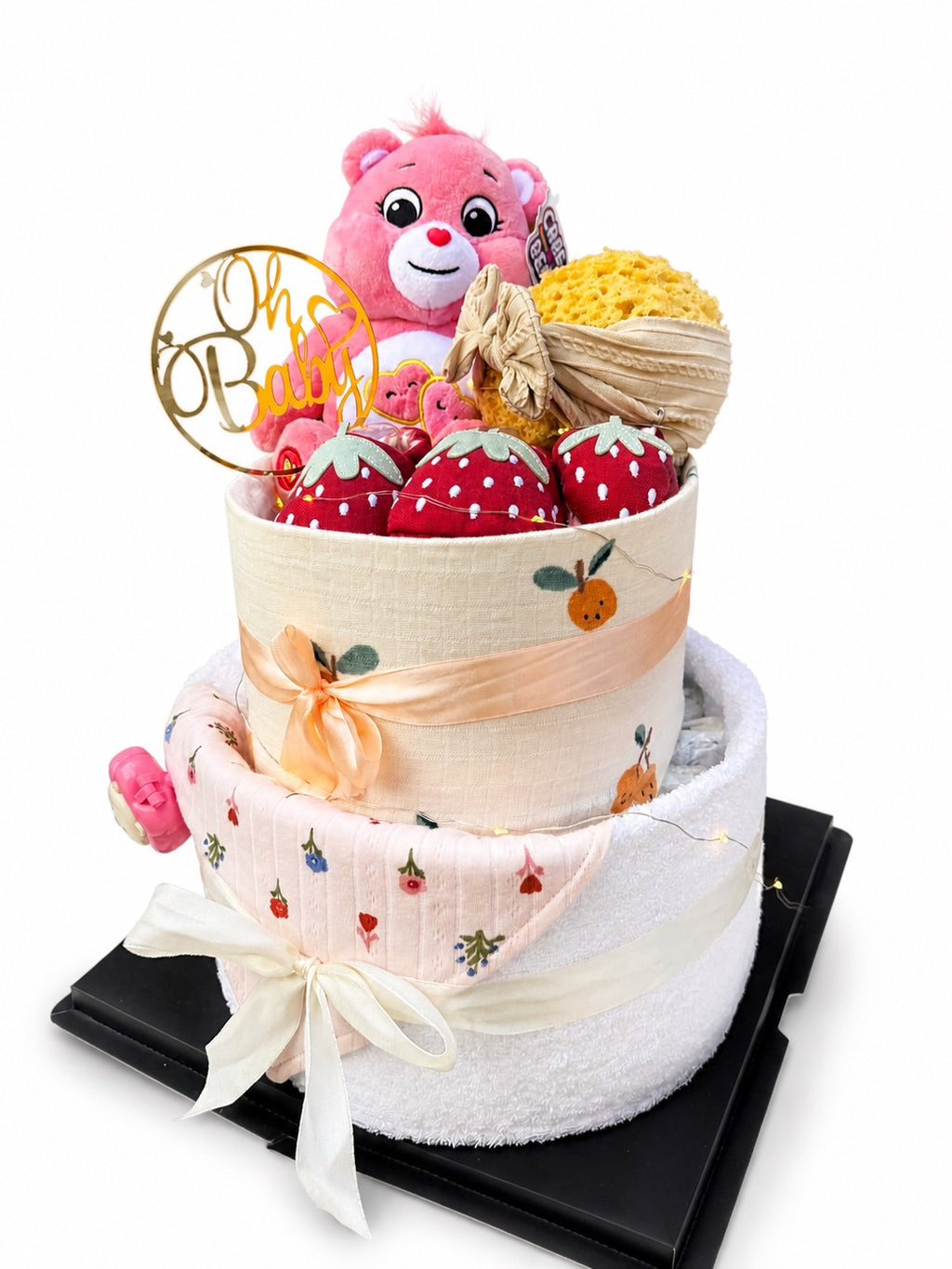 Premium Nappy Cake No.005 Bear Bear Che