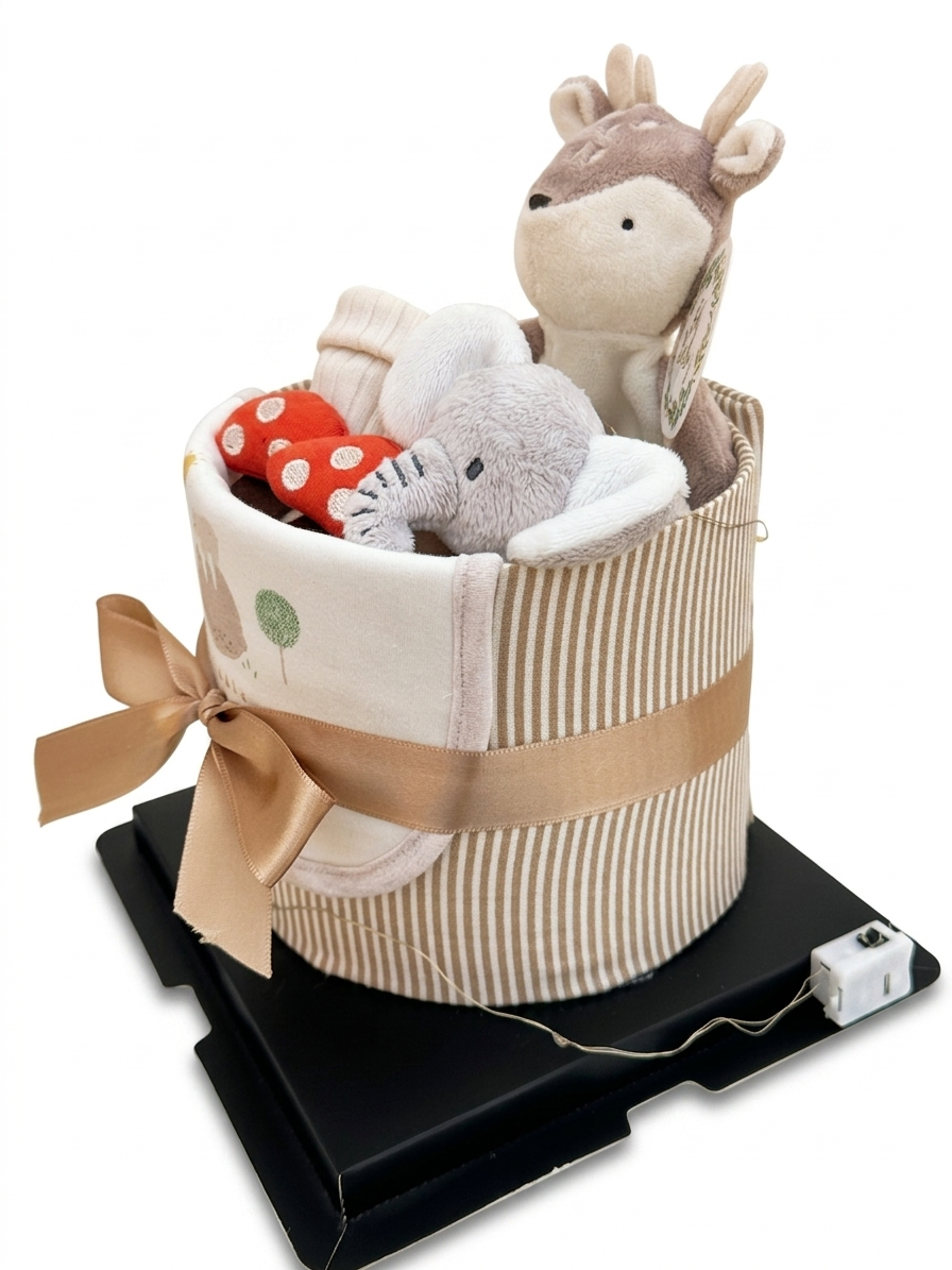Standard Nappy Cake No.020 Bear Bear Che