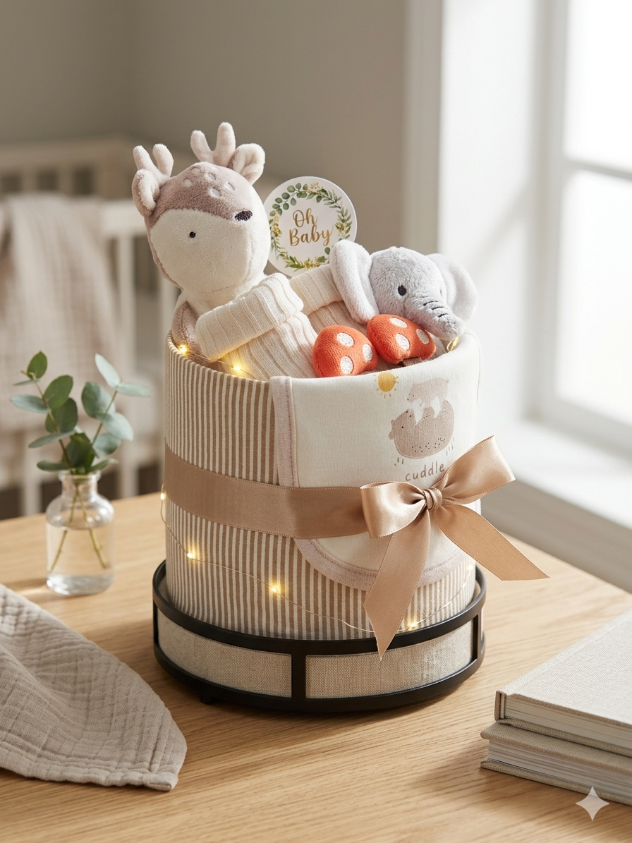 Standard Nappy Cake No.020 Bear Bear Che