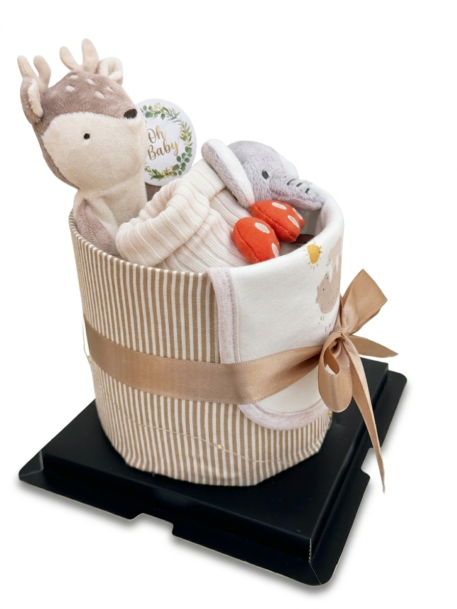 Standard Nappy Cake No.020 Bear Bear Che