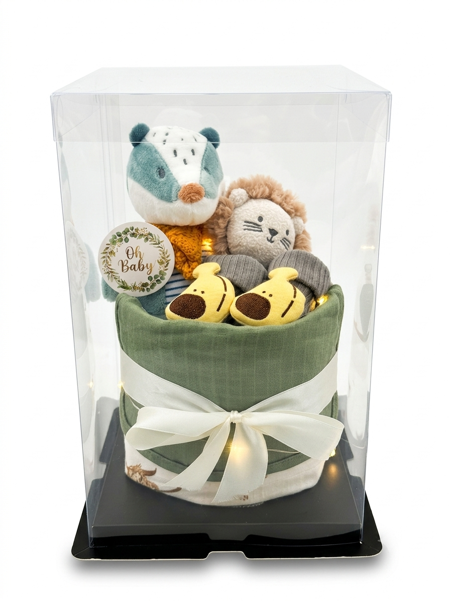 Standard Nappy Cake No.019 Bear Bear Che